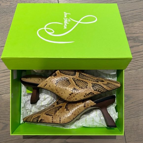 Sam Edelman Snakeskin Mules - Picture 4 of 4
